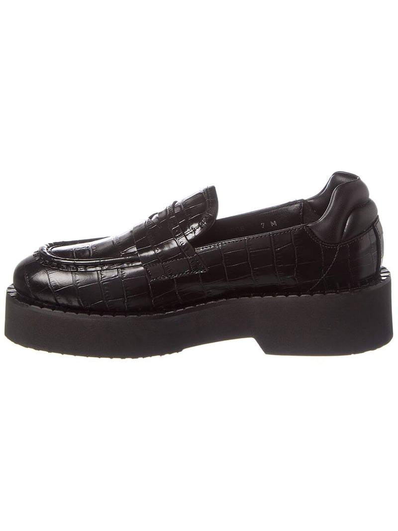 Aquatalia Marta Weatherproof Leather Loafer, 8, Black  display picture 1