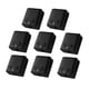 thumbnail image 4 of 8 piezas de abrazadera de vidrio cuadrada ajustable para pasamanos de escalera interior negro, 4 of 9