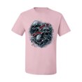 thumbnail image 2 of Wild Bobby, God Is My Judge Smokey Gray Skull Dark Pop Culture Men's Graphic T-Shirt, Light Pink, Medium, 2 of 3