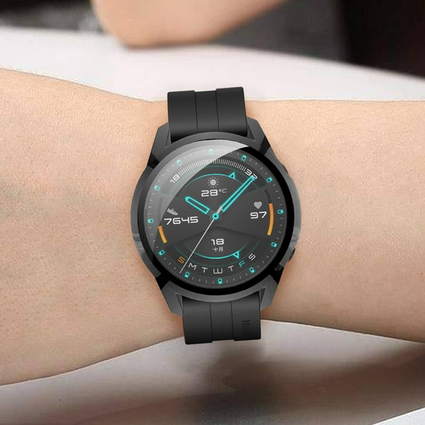 Peggybuy PC Case for Huawei Watch GT 2 GT2 46mm Watch Cover Screen Protector Black Walmart