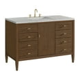 thumbnail image 2 of James Martin Vanities 485-V48-BW-3EJP Myrrin 48" Single Basin Wood Vanity Set - White, 2 of 7