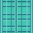 thumbnail image 1 of Ahgly Company Machine Washable Indoor Square Transitional Bright Cyan Blue Area Rugs, 4' Square, 1 of 7