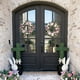 thumbnail image 1 of Bunny Boxwood Topiaries Easter Simulation Boxwood Leaf Potted Ornament en Maceta Negra para Entradas, Porches O Pantallas Interiores, 1 of 8