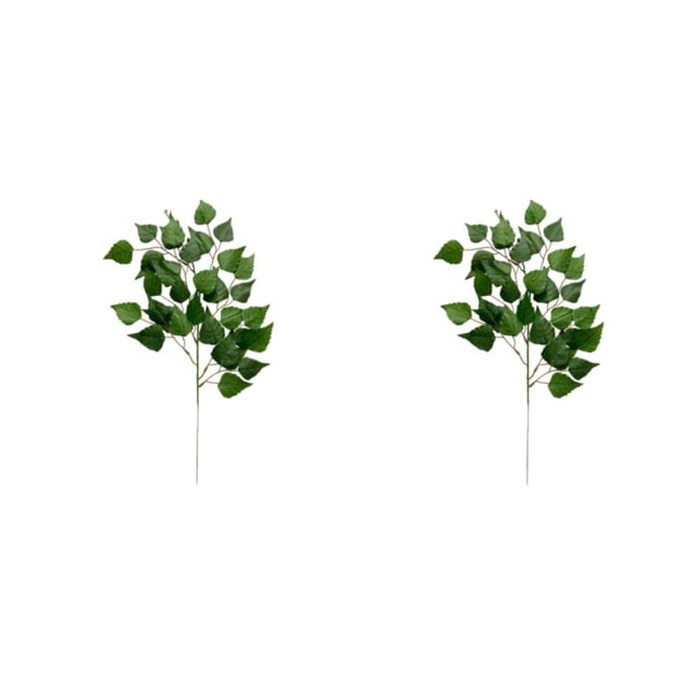 Plantas artificiales Bearachild realistas con hojas de seda 2Conjunto A04658