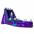 thumbnail image 4 of JumpOrange 19’ Dark Night Commercial Grade Water Slide with Splash Pool for Kids and Adults (with Blower), Outdoor Indoor, Wet Dry Use, Tall Inflatable, 4 of 5