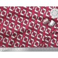 thumbnail image 2 of Soimoi Cotton Voile Fabric Square & Floral Block Printed Fabric 1 Yard 42 Inch Wide, 2 of 2