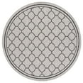 thumbnail image 4 of SAFAVIEH Courtyard Claudia Geometric Indoor/Outdoor Area Rug, Light Grey/Black, 6'7" x 9'6", 4 of 7