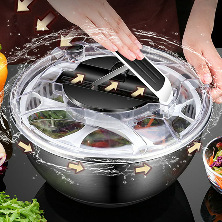 Best rated veggie salad spinners tosser small mini kitchen washing tools  gadgets