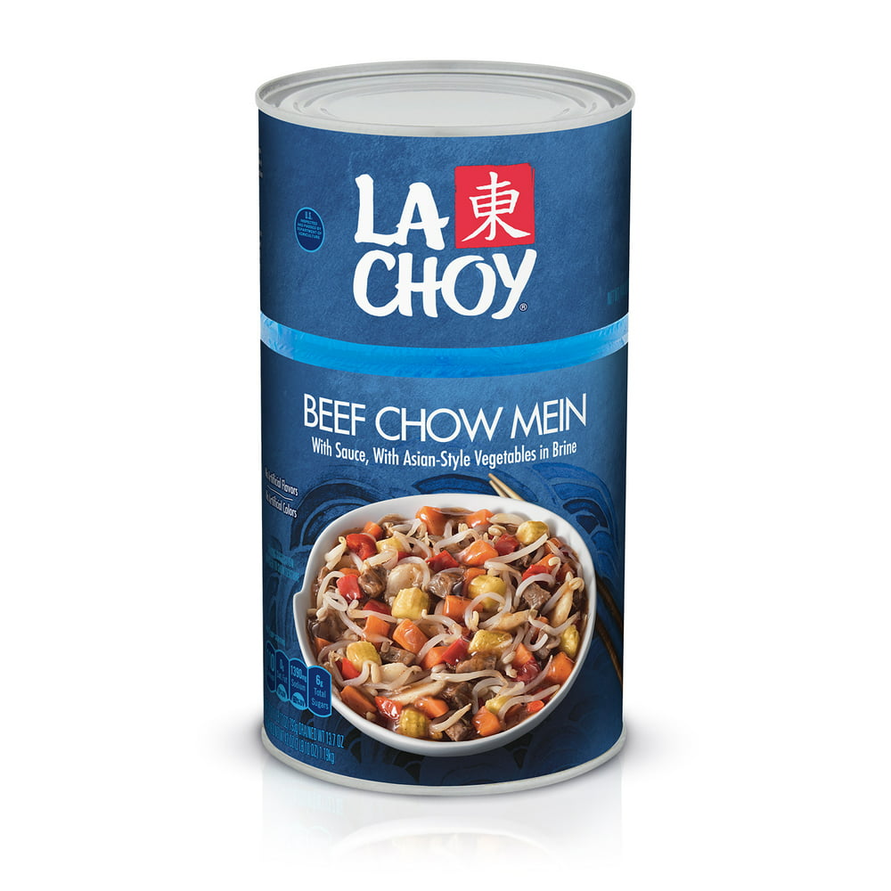 La Choy Beef Chow Mein, Beef and Vegetables in Sauce, 42 oz Can