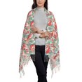 thumbnail image 2 of Haiem Pink Flamingo Pattern Women's Long Blanket Scarf Chunky Oversized Winter Fall Warm Scarf Big Tartan Scarves Wrap Shawl Ladies Gifts, 2 of 8