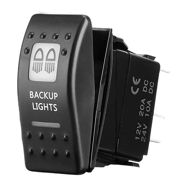 Botón Barra Retroiluminación LED 12V 24V Botones Lámpara LED para ATV UTV Coche Camión RV