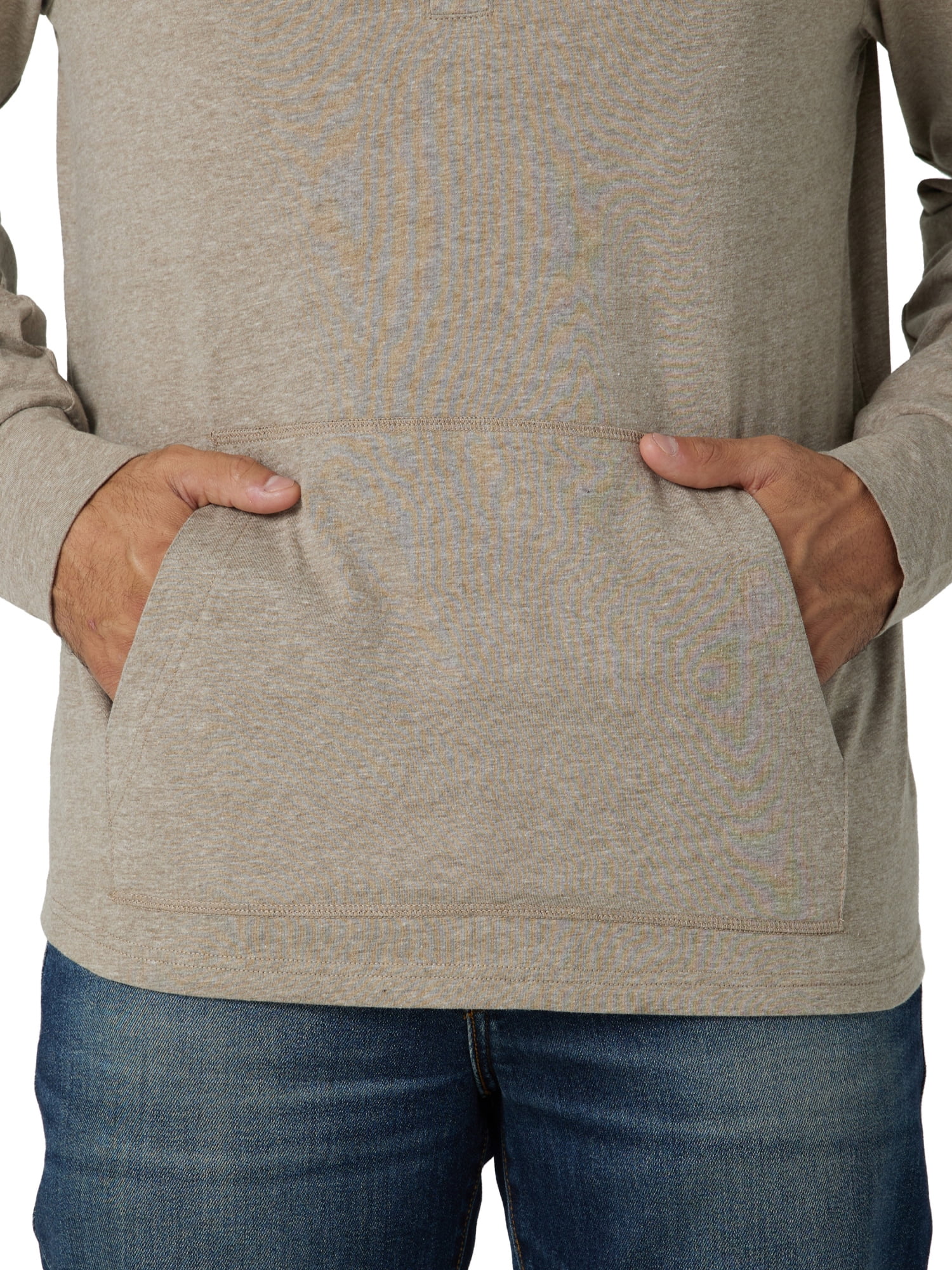 Republic Men's Long Sleeve Hooded Henley