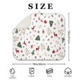 thumbnail image 4 of White Christmas Reindeer Pattern Dish Drying Mat for Kitchen 1 Pack, Ultra Absorbent Microfiber Dishes Drainer Mats,16x18in(41x46cm), 4 of 6