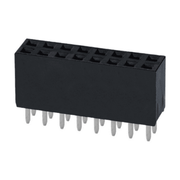 Pack of 3 PPTC082LFBN-RC Connector 16 Position Header 0.100 (2.54mm) Through Hole Tin