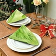 thumbnail image 3 of Dreamtimes St Patrick's Day Clover Cloth Napkins Set of 1, Oversized Washable Reusable Polyester Dinner Table Napkins for Family, Restaurant, Party Decor, 20 x 20 Inch, 3 of 7