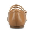 thumbnail image 3 of Journee Womens Darlin Multi Strap Square Toe Dress Flats, Widths Available, 3 of 9
