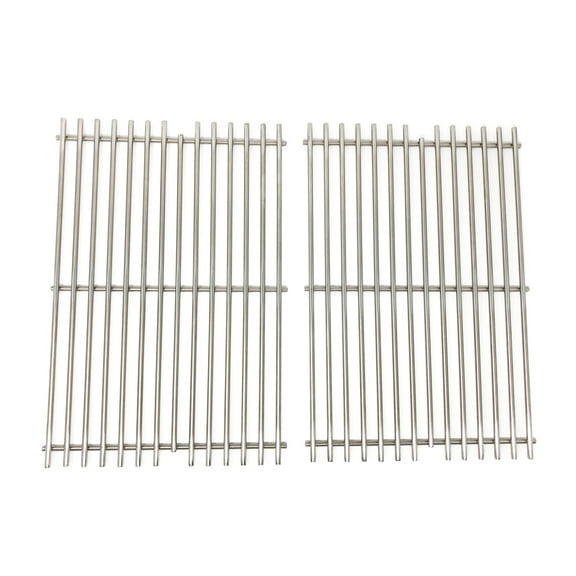Replacement 304 Solid Stainless Steel Grill Grids & Racks for Weber 46700401, Gas Models, Set of 2