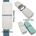 thumbnail image 2 of Estuche De Viaje Para Cepillos De Dientes, Caja De Almacenamiento De Pasta De Dientes, Taza, Estuche De Viaje Para Cepillos De Dientes, Para Viajes Y Negocios Diarios, Hogar, Camping, Útiles, 2 of 6