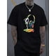 thumbnail image 1 of Headphones print tee shirt, Tees for Men, Casual Short Sleeve T-shirt for summer, 1 of 5