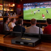 Colabox L2 PLUS Android 14.0 TV Box – 4GB RAM 64GB ROM, 4K Ultra HD, Wi-Fi 6, Gigabit Ethernet, Voice Remote Control