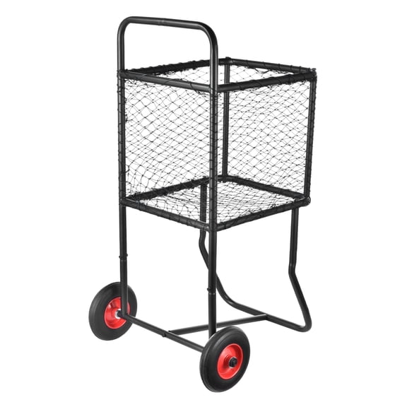Sports Baseball Cart with Wheels Large Softball Caddy Ball Holder Holds up 300 Baseballs or 150 Softballs