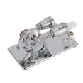 thumbnail image 1 of Sterling Engine Model, Sterling Engine Model Desktop Decoration with LED Bulb and Flywheel Stirling Engine Motor Model Educational Toy Electricity Power Generator, 1 of 7
