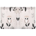 thumbnail image 2 of Cartoon Cute Bird Kitchen Curtains Tier Set 27x24 Inch 2 Panels Semi Sheer Light Filtering Privacy UV Protection, 2 of 8