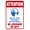 Warning Sign 4, variant on Attention Watch Your Children On The Beach No Lifeguard Metal Sign 8"x12" - Security Safety Decor, Business Office Road Home Yard Wall