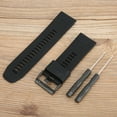 thumbnail image 3 of Pin Buckle Watch Strap, Watch Accessory Watch Band, Black Waterproof For Men Women Watchmaker, 3 of 8