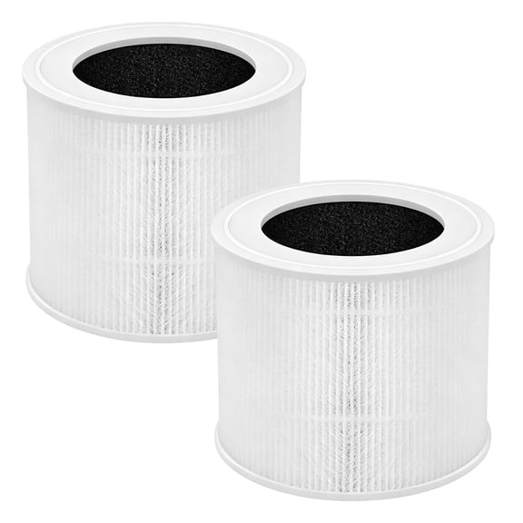 2-Pack Core Mini Replacement Filter, Compatible with Levoit Core Mini Air Purifier, 3-in-1 H13 True HEPA Filter
