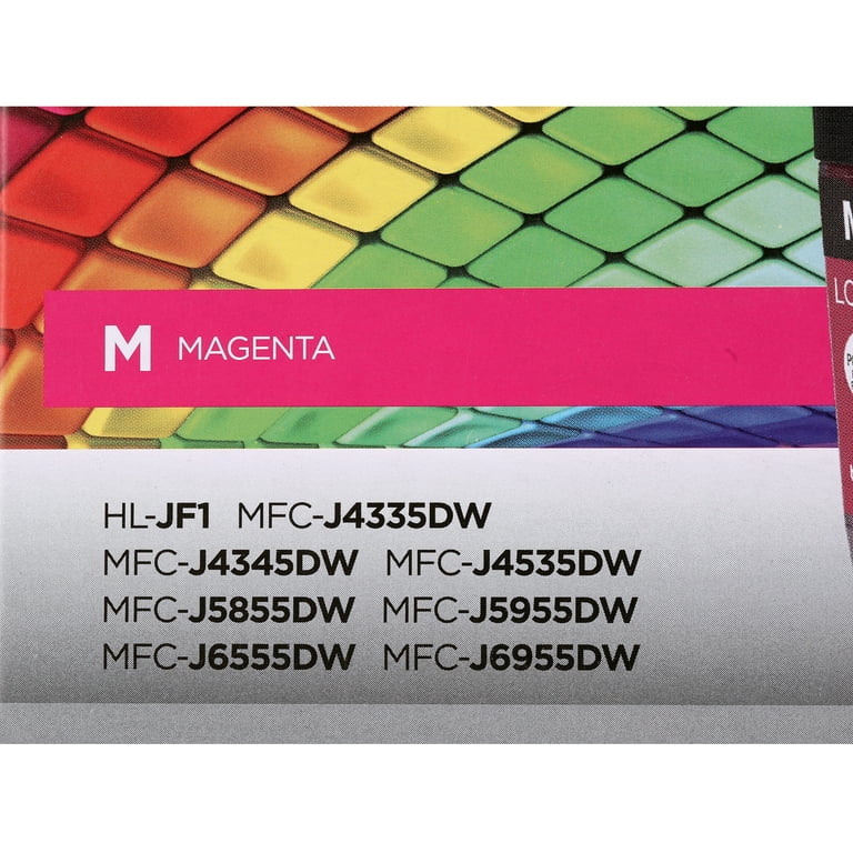 Free Shipping! Brother Magenta INKvestment High-Yield Inkjet