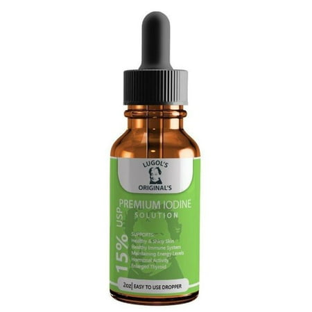 15% Lugols Iodine Solution Drops Thyroid Supplement (Best Way To Take Iodine Drops)