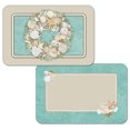 thumbnail image 1 of Wipe-Clean Reversible Decofoam Placemats, Coastal Wreath, Set of 2, Made in The USA, 1 of 2