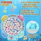 thumbnail image 2 of Juguetes magnéticos para juegos de pesca, juego de mesa giratorio con música que incluye 45 peces y 8 cañas de pescar, juguetes para fiestas para niños, 2 of 5