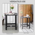 thumbnail image 4 of Outsunny 15" Patio End Table, HDPE Plastic, Black, 4 of 9
