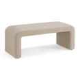 thumbnail image 6 of Better Homes & Gardens Juliet 44.50" Velvet Waterfall Bench, Beige, 6 of 12