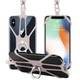 thumbnail image 2 of Maynos Mobile Phone Lanyard Silicone Cell Phone Case, Pink, 2 of 7