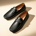 thumbnail image 6 of Bruno Marc Mens Comfort Casual Shoes Driving Penny Slip On Loafers Boat Shoes Hugh-01 Black Size 11, 6 of 7