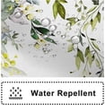 thumbnail image 3 of Small Stall Shower Curtain, Sage Green Eucalyptus Shower Curtain for Bathroom Waterproof Fabric Spring RV Shower Curtain Set with Hooks, 36x72 Inch, 3 of 6