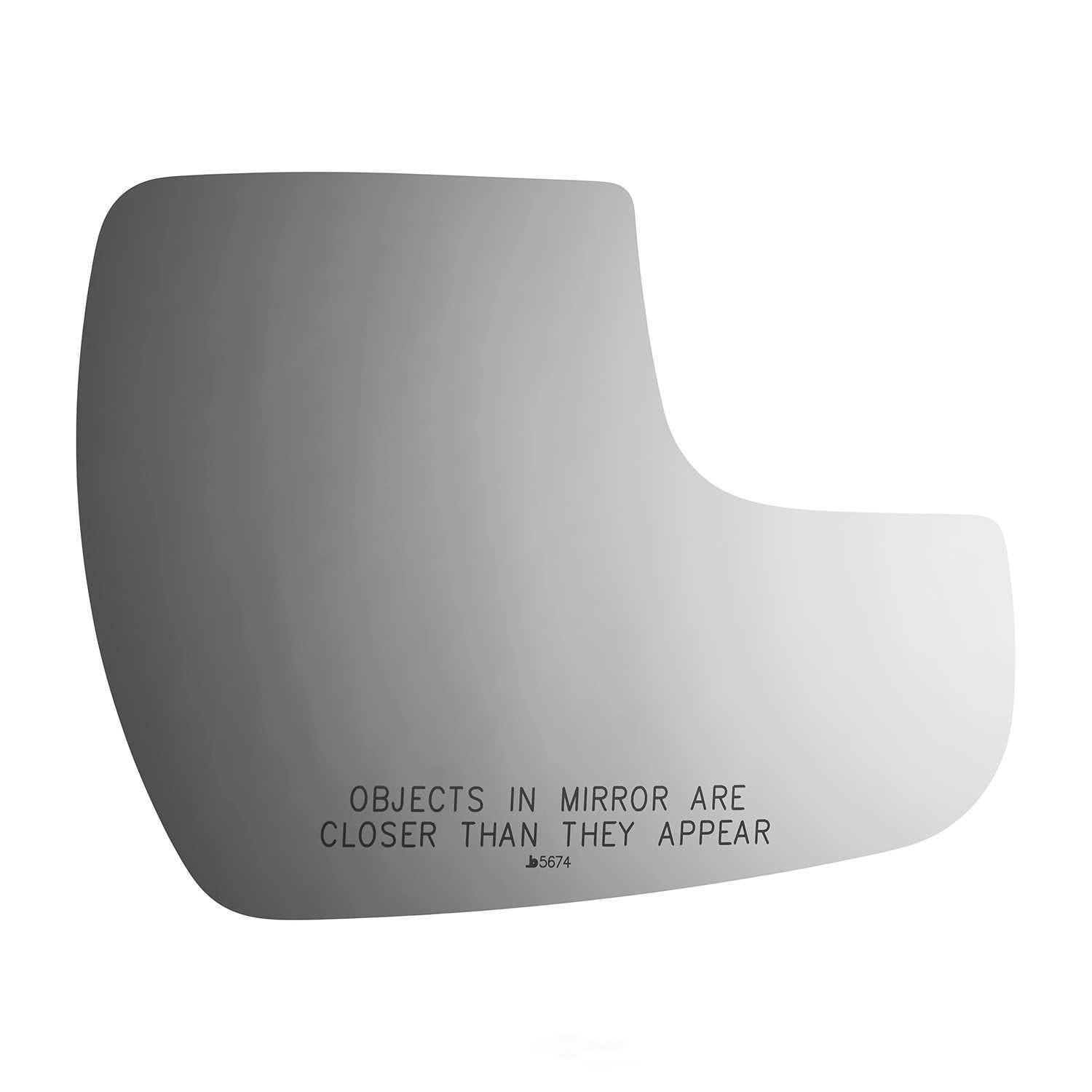Burco Side View Mirror Replacement Glass - Clear Glass - 5674