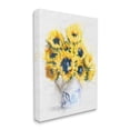 thumbnail image 3 of Stupell Industries Country Inspired Sunflower Bouquet Blue Pattern Vase, 16 x 20, Design by Ziwei Li, 3 of 7