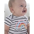 thumbnail image 2 of Gerber Baby Girl Short Sleeve Onesie Bodysuits, 5-Pack, Preemie-24 Months, 2 of 11