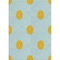thumbnail image 1 of Ahgly Company Indoor Rectangle Patterned Pale Blue Novelty Area Rugs, Swatch Sample, 1 of 6