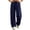 Navy, variant on KICILVS Straight Leg Sweatpants Women Drawstring Waist Soft Comfortable Lounge Pants with Pockets Baggy Casual Trousers