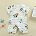 thumbnail image 2 of XXWXYD Baby Boys Girls All-Season Jumpsuits Rompers, Soft Breathable Cotton Bodysuit Outfits with Snap Closure, Cute Casual Playwear, 2 of 6