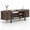 Walnut, variant on Giantex Coffee Table, Oval Living Room Center Table, Wooden Mid Century Accent Table, Rustic Oak
