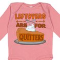 thumbnail image 4 of Inktastic Leftovers Are for Quitters with Pumpkin Pie Boys or Girls Long Sleeve Baby Bodysuit, 4 of 5