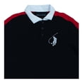 thumbnail image 3 of Playera Polo Polo Club para Caballero Franja en Mangas Negro Talla M, 3 of 4