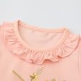 thumbnail image 3 of WIBACKER Summer little Girl's Casual Cotton Dress Short Sleeve Tutu Dresses 4T, 3 of 5