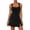 Black #013, variant on Athletic Dress for Women Mini U Neck Sleeveless Built in Shorts with Pockets Tennis Golf Outfit M
